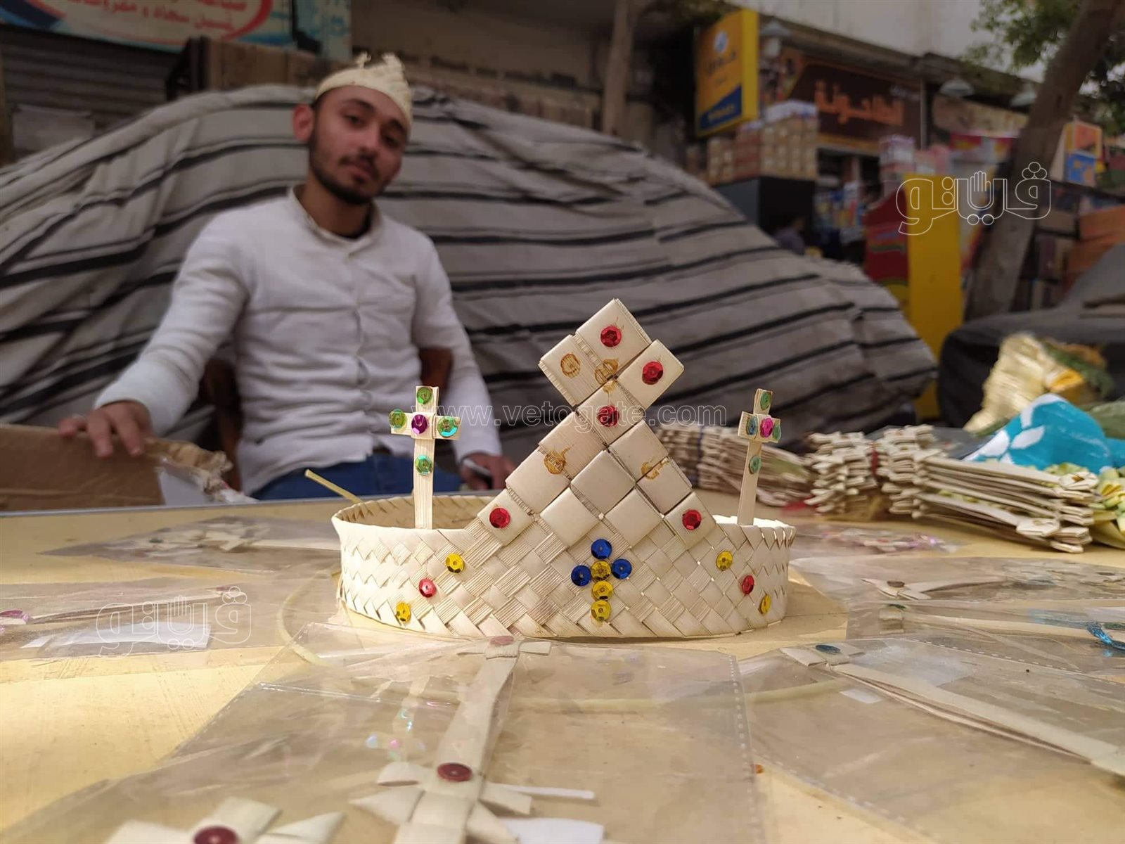 احتفال الاقباط بأحد السعف بشبرا (6)