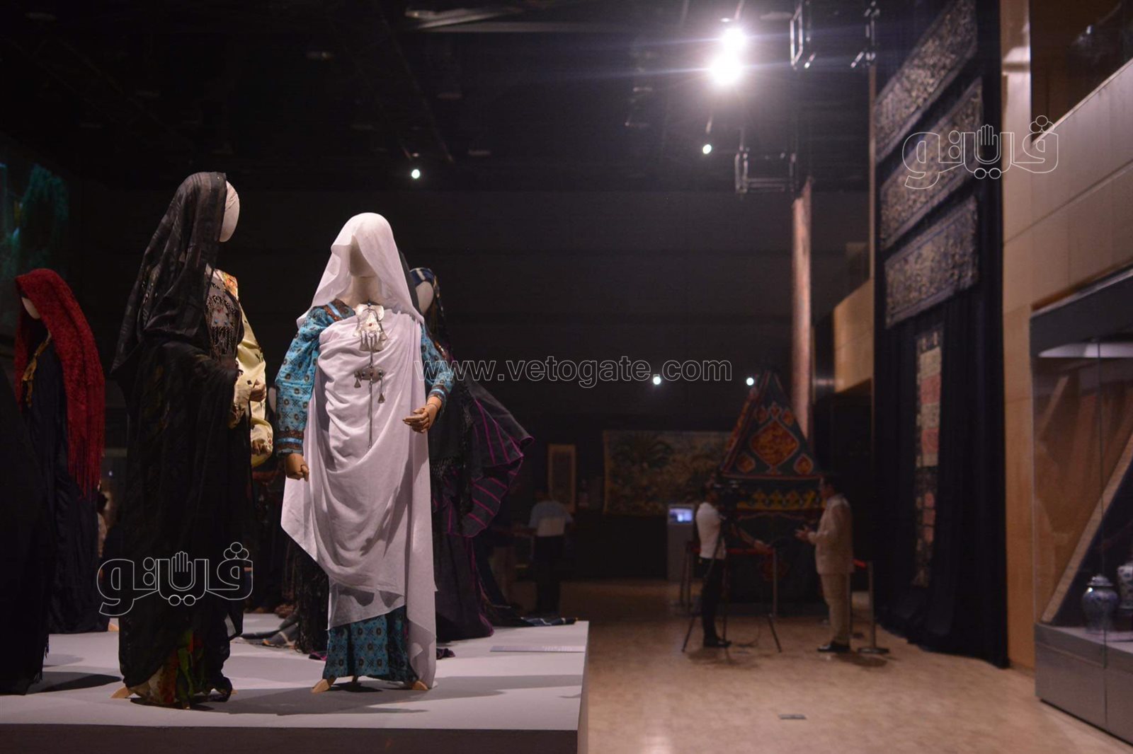 قاعة النسيج المصري بمتحف الحضارة (16)