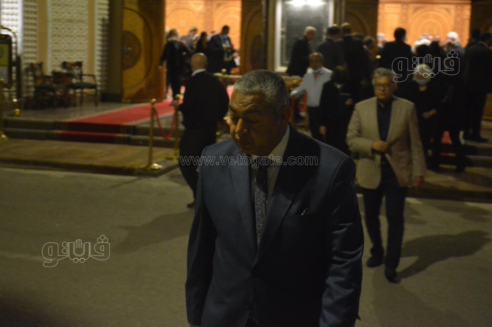 عمرو موسى وبكري والخشت يشاركون في عزاء والدة حسام بدراوي بمسجد الشرطة (1)