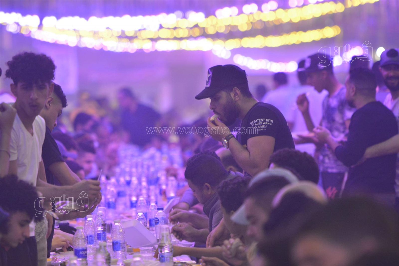 أهالي فيصل ينظمون أكبر مائدة إفطار (14)