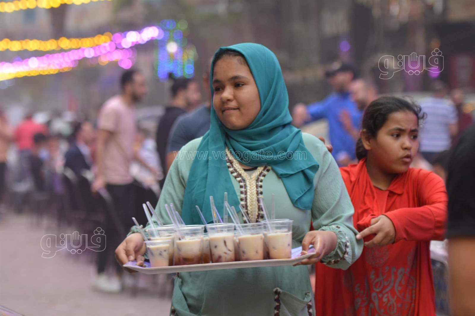 أهالي فيصل ينظمون أكبر مائدة إفطار (27)