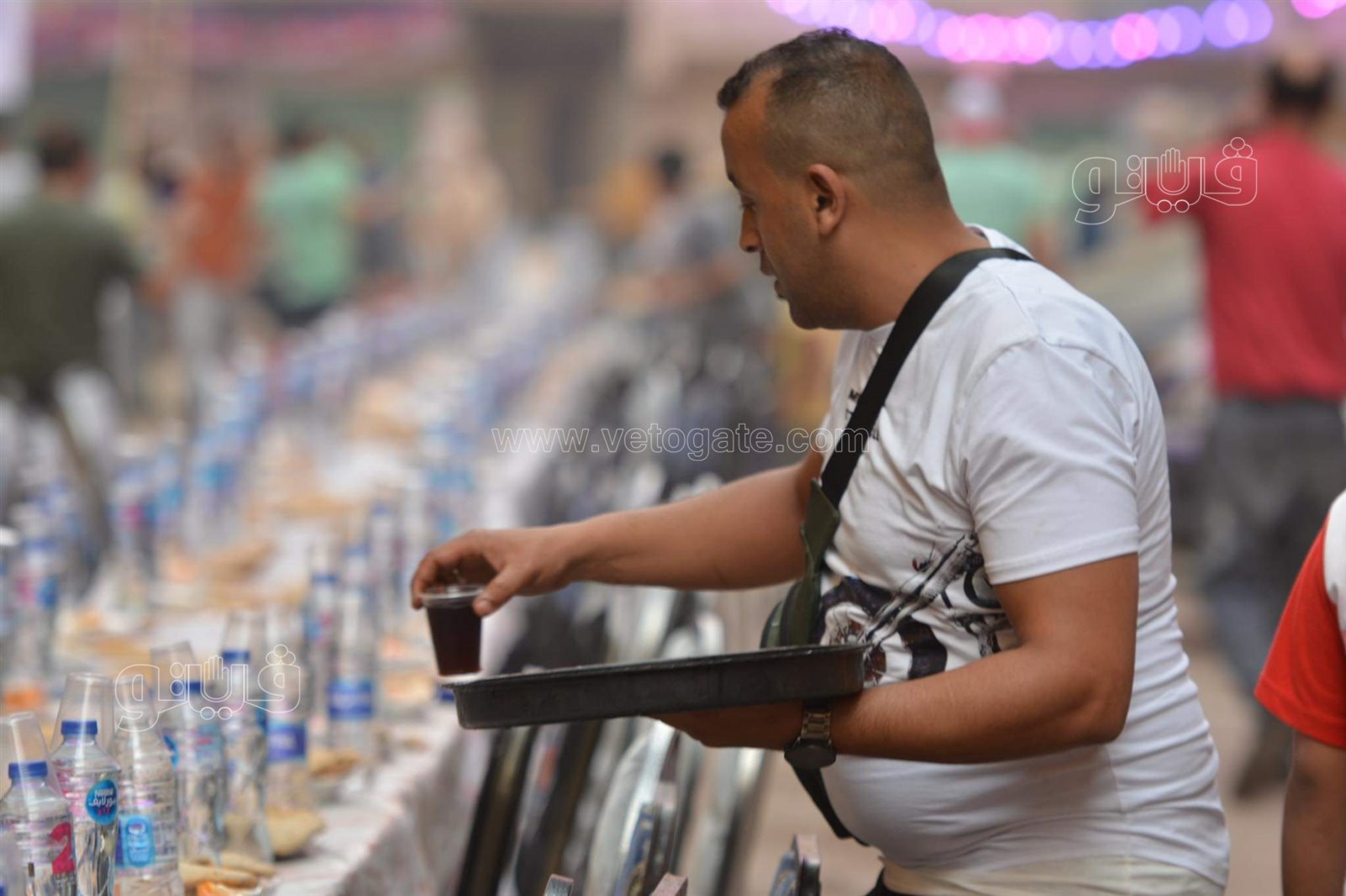 أهالي فيصل ينظمون أكبر مائدة إفطار (54)