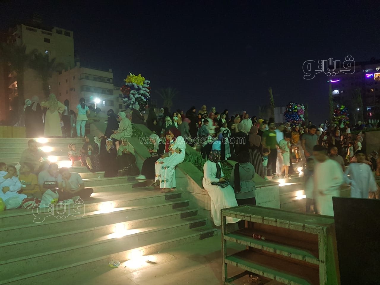 تزاحم كبير في مسجد عمرو بن العاص لأداء صلاة العيد (3)