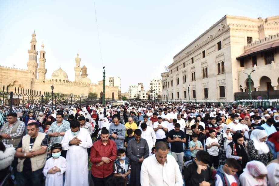 اعداد غير مسبوقة.. صلاة العيد في الأزهر الشريف شكل تاني (64)
