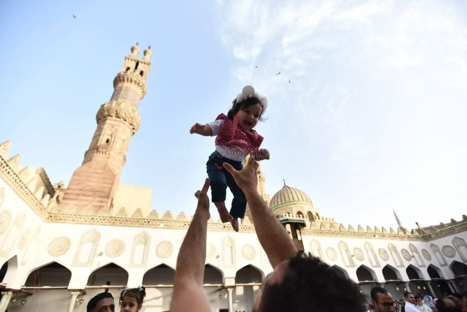 اعداد غير مسبوقة.. صلاة العيد في الأزهر الشريف شكل تاني (71)