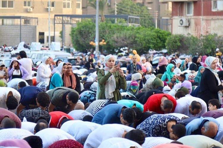 صلاة العيد في مسجد الصديق بالشيراتون (1)