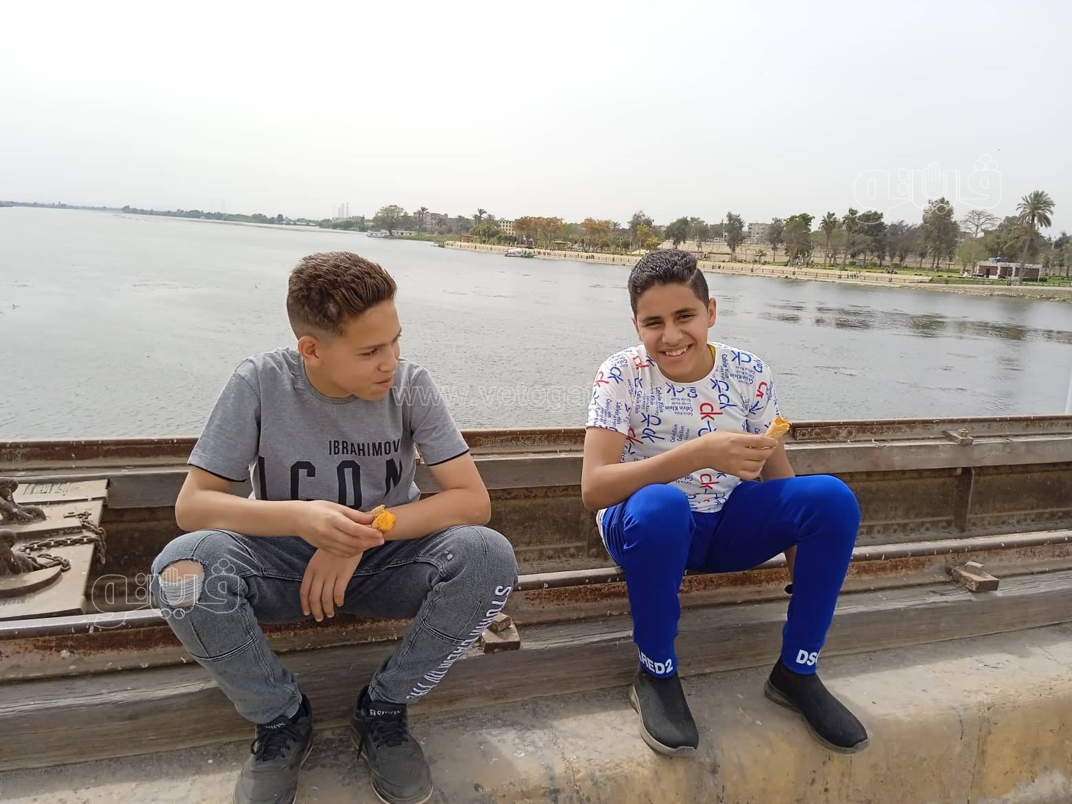 الأطفال والمراهقون يتوافدون على القناطر الخيرية (14)