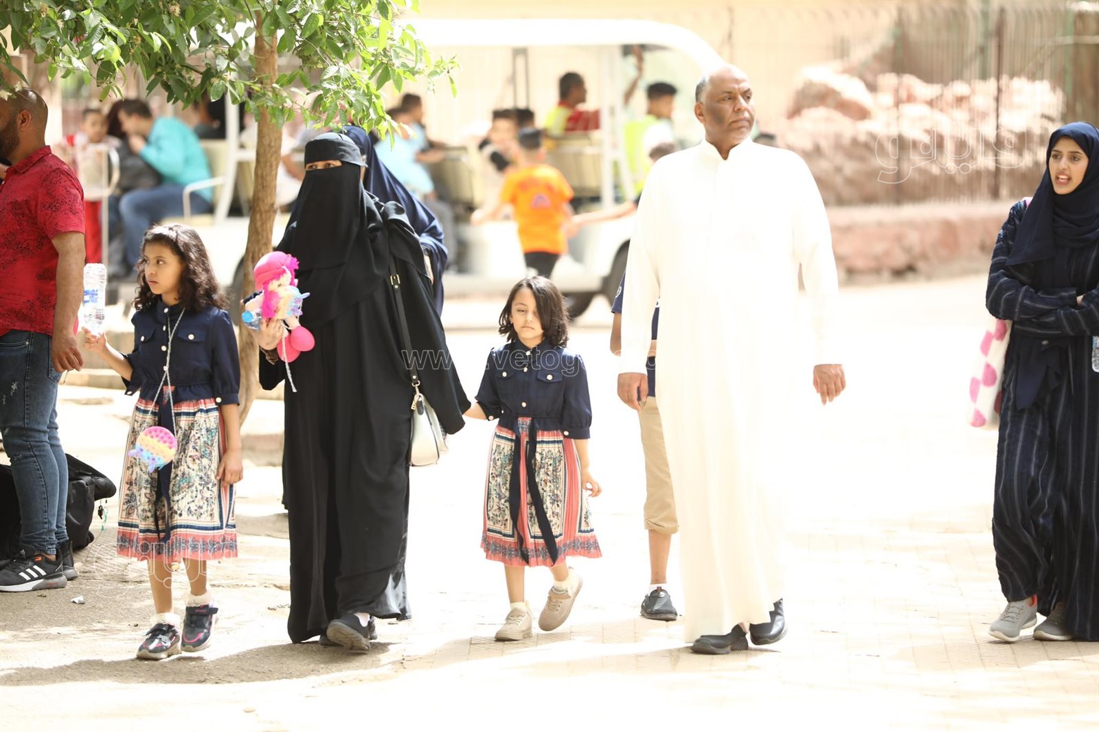  إقبال ملحوظ من المواطنين على حديقة حيوان الجيزة (17)