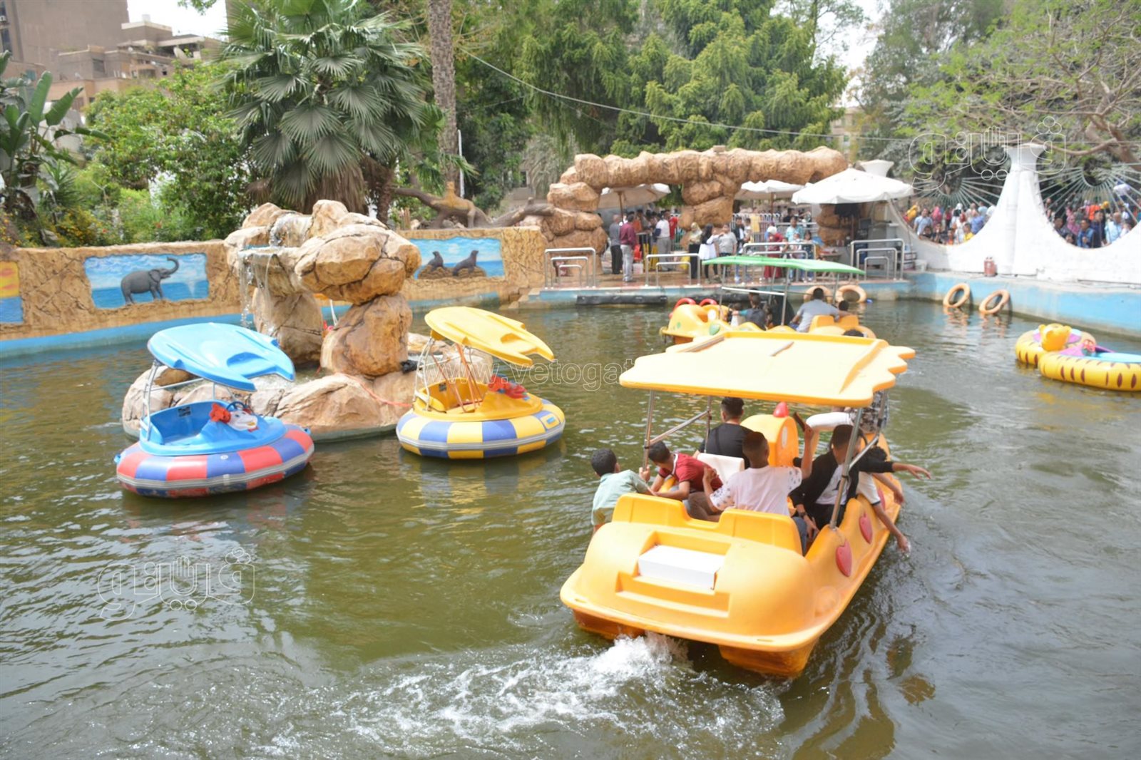  إقبال ملحوظ من المواطنين على حديقة حيوان الجيزة (31)