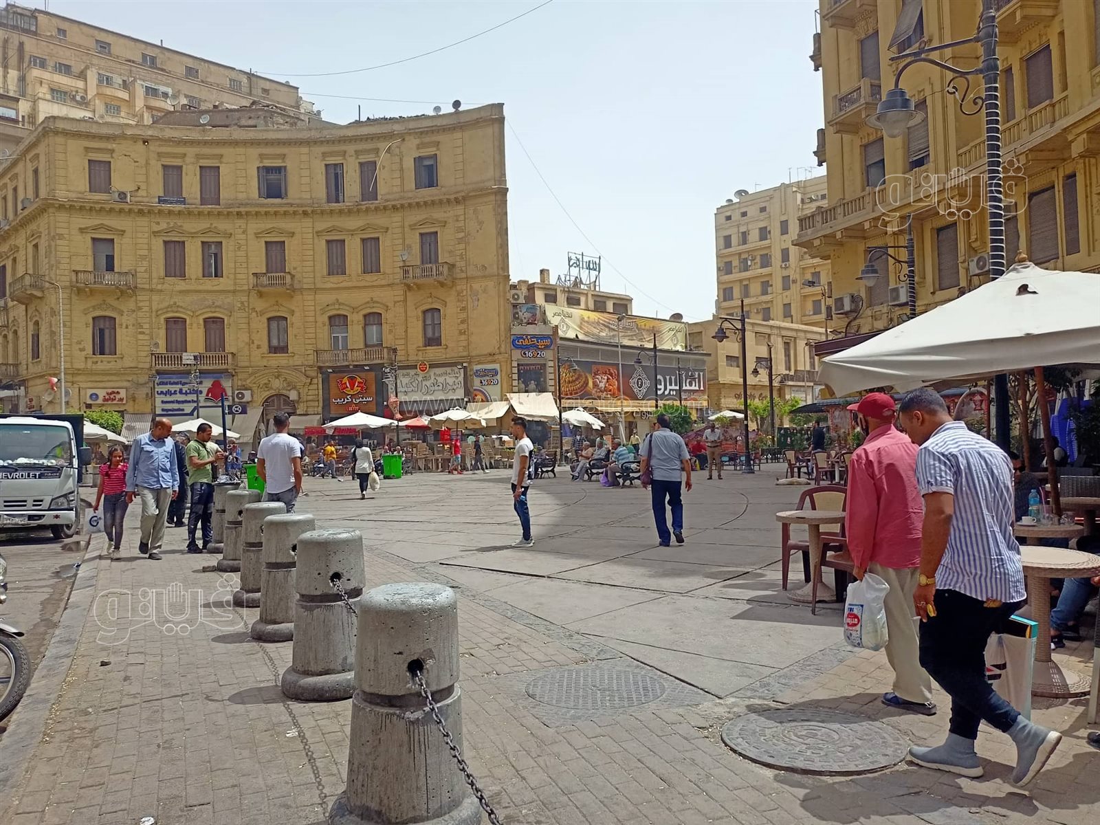 شوارع وسط القاهرة في ثاني أيام العيد بسبب ارتفاع درجات الحرارة (3)