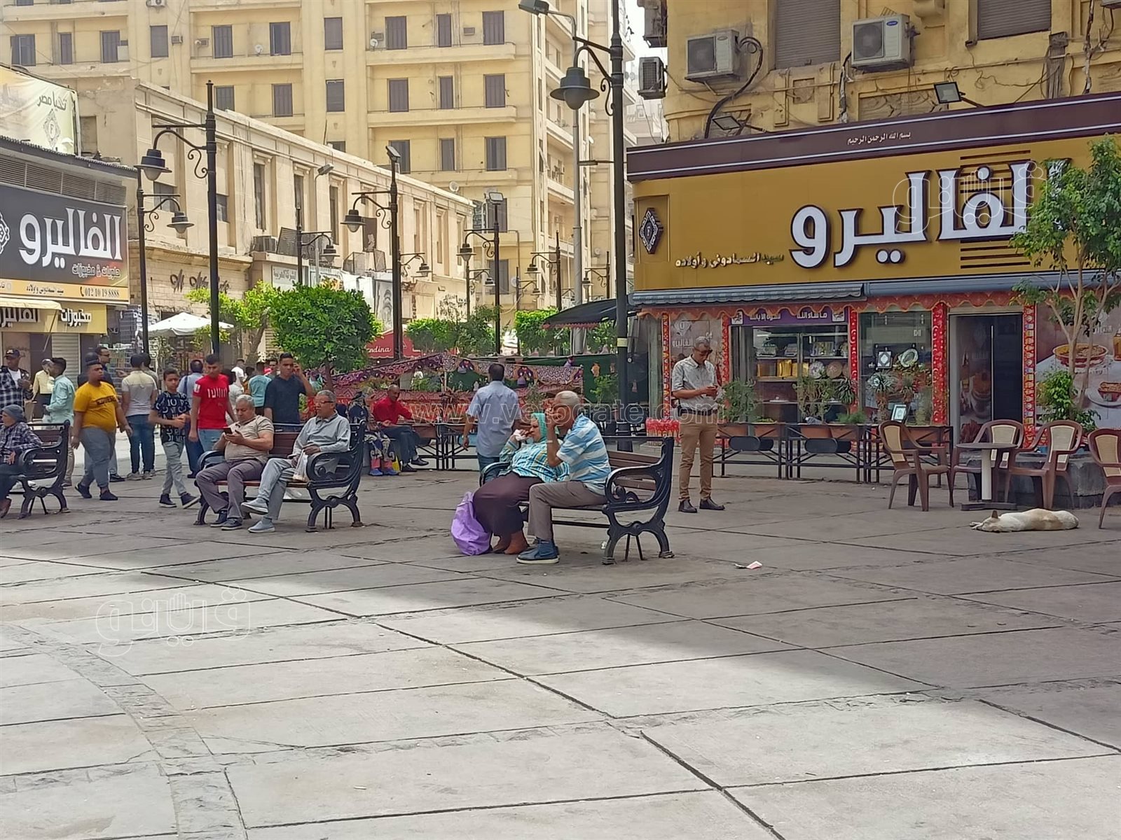 شوارع وسط القاهرة في ثاني أيام العيد بسبب ارتفاع درجات الحرارة (5)