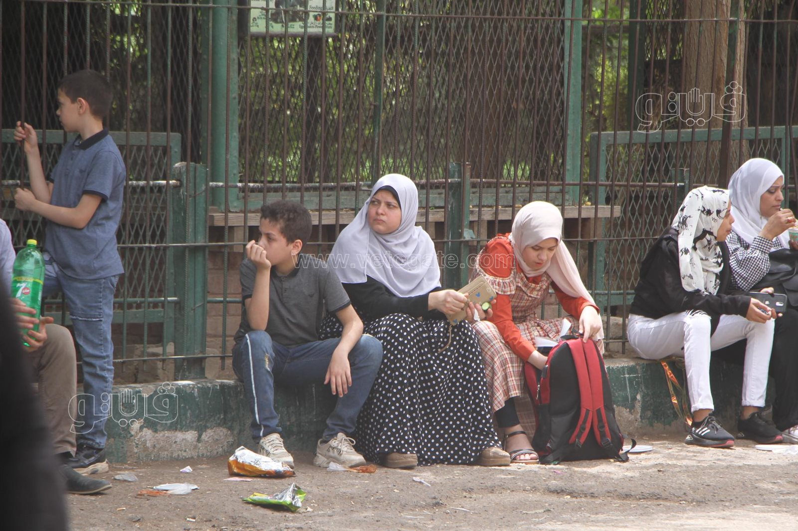 زحام شديد من المواطنين على حديقة الحيوان في العيد (41)