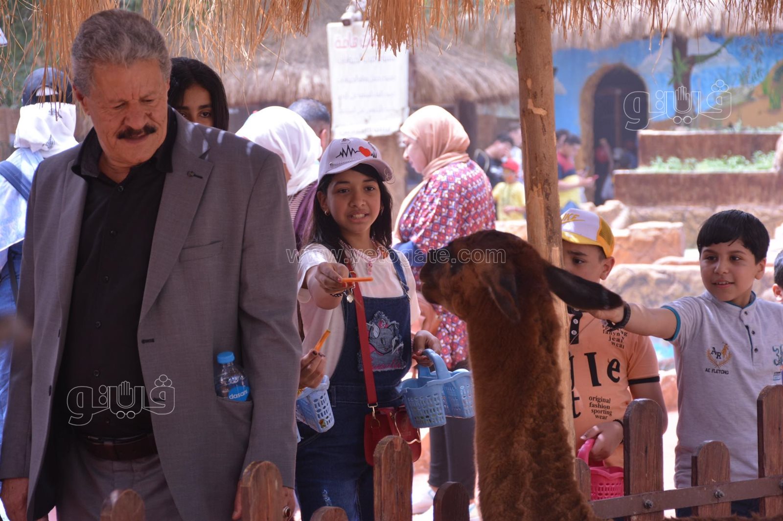 إقبال كبيرعلى قرية الطفل في حديقة الحيوان (1)