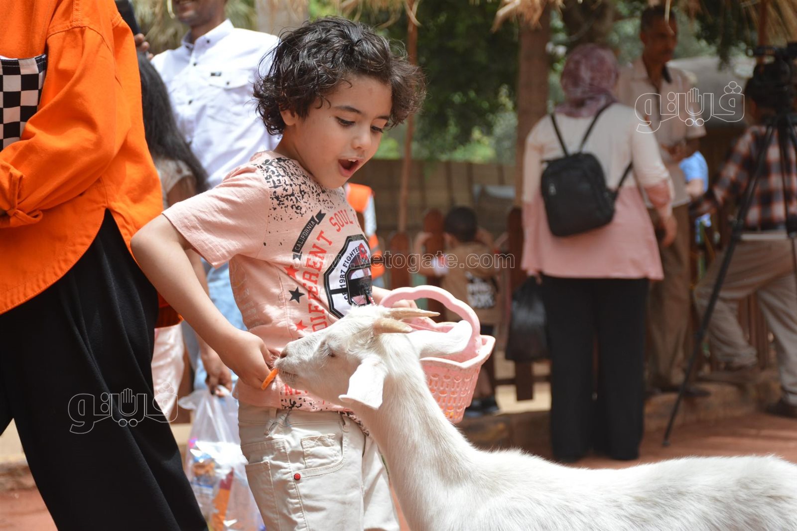 إقبال كبيرعلى قرية الطفل في حديقة الحيوان (7)