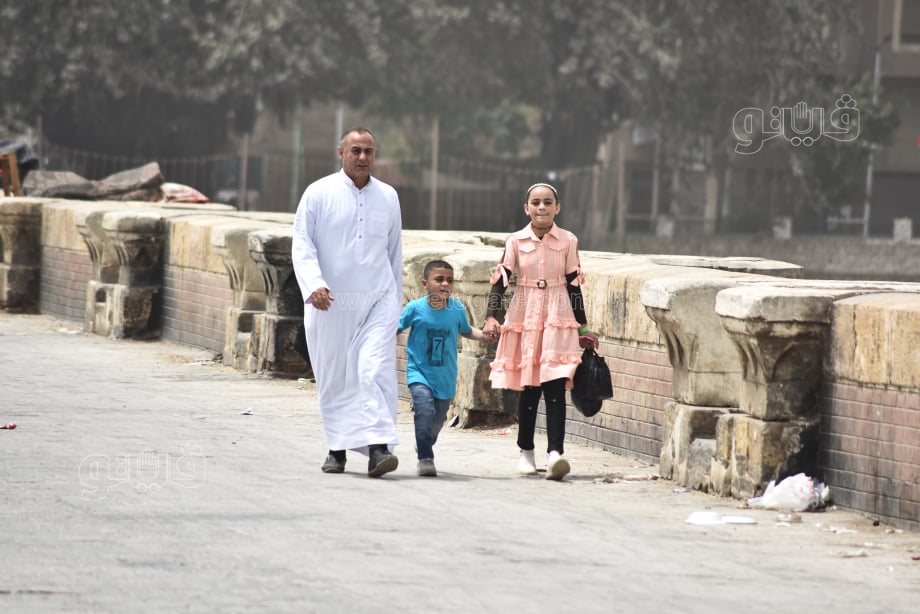 توافد العائلات على حدائق القناطر الخيرية (6)