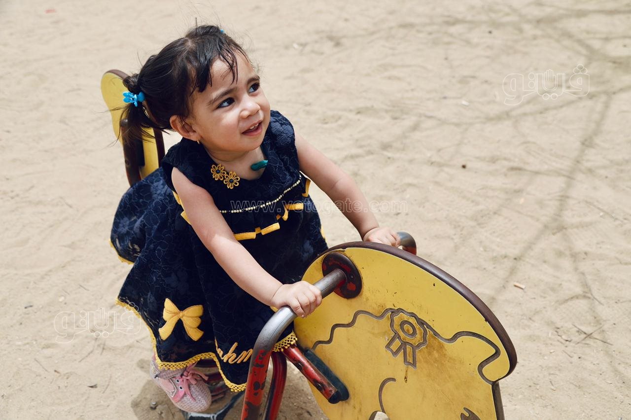 زوار حديقة الأزهر يستمتعون بملاهي الحديقة (24)