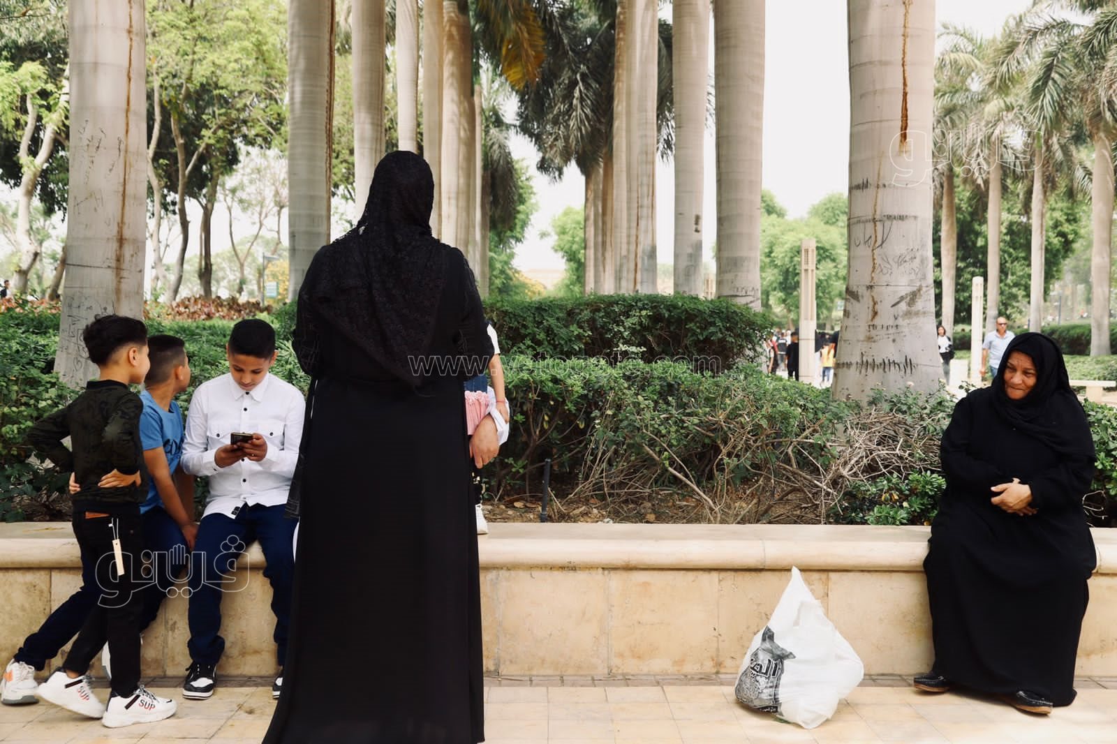  تزايد أعداد زوار حديقة الأزهر (6)