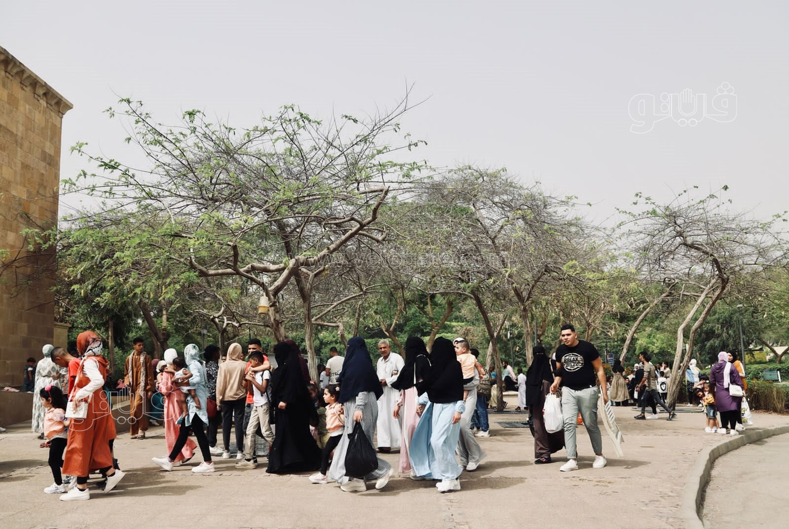  تزايد أعداد زوار حديقة الأزهر (10)