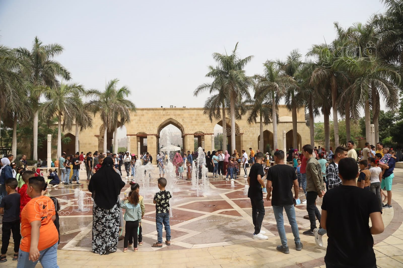 تزايد أعداد زوار حديقة الأزهر (15)