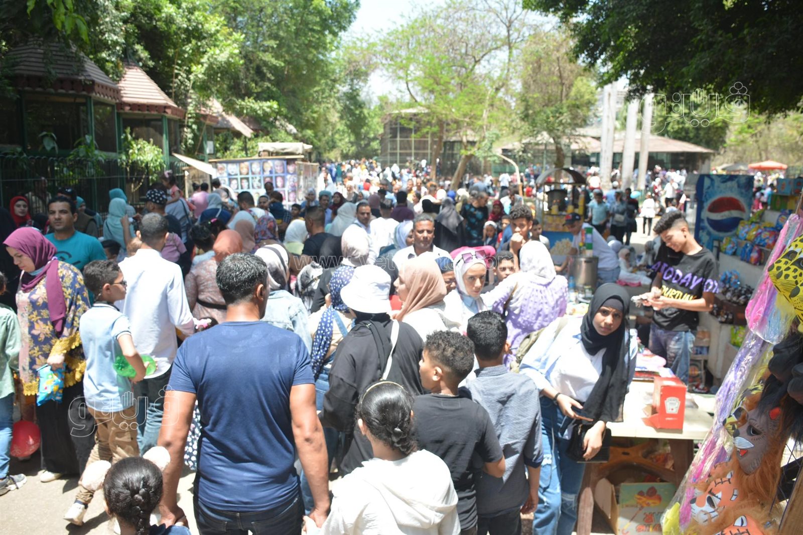 إقبال كبير على حديقة الحيوان (4)