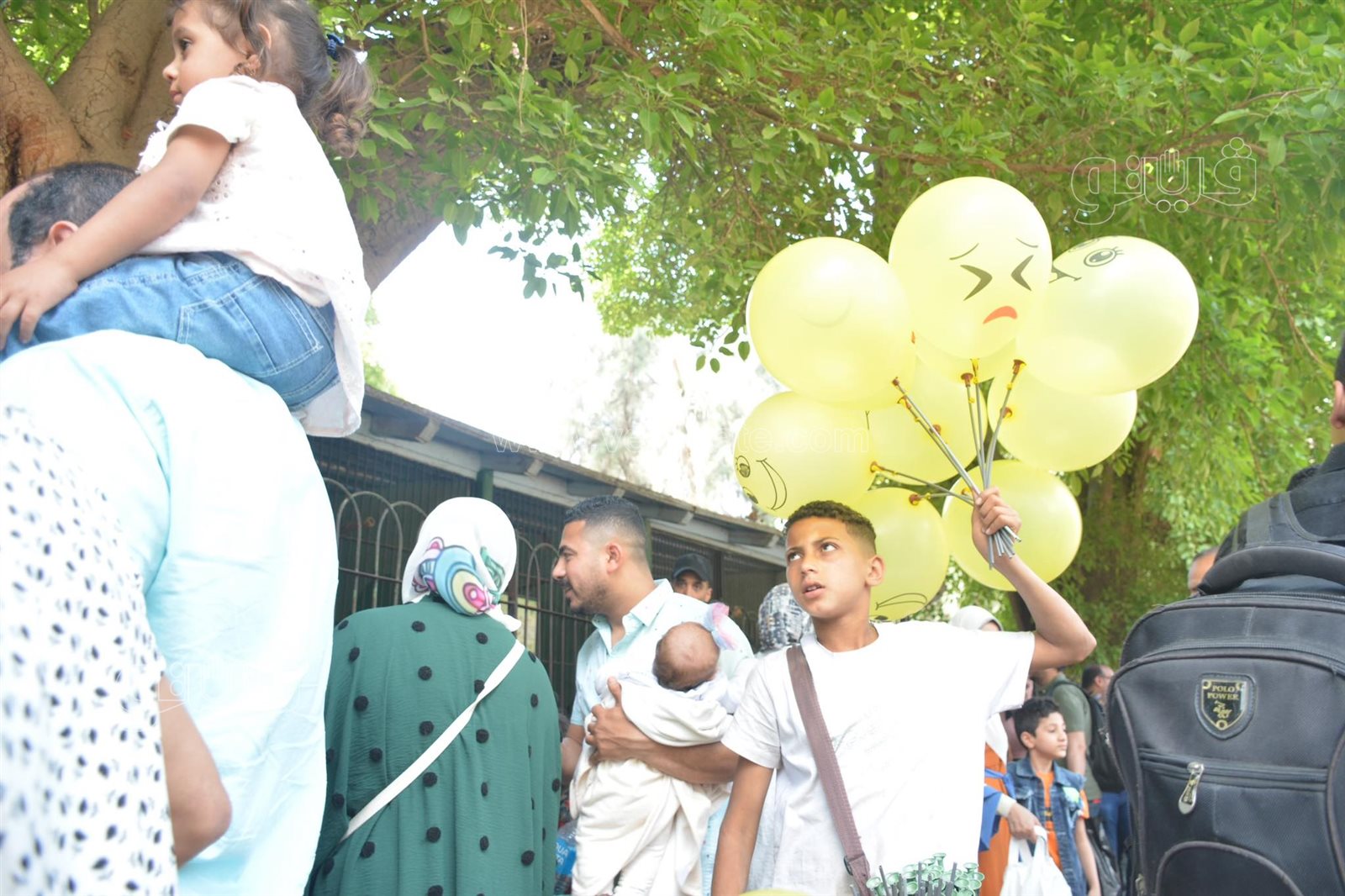 إقبال كبير على حديقة الحيوان (8)