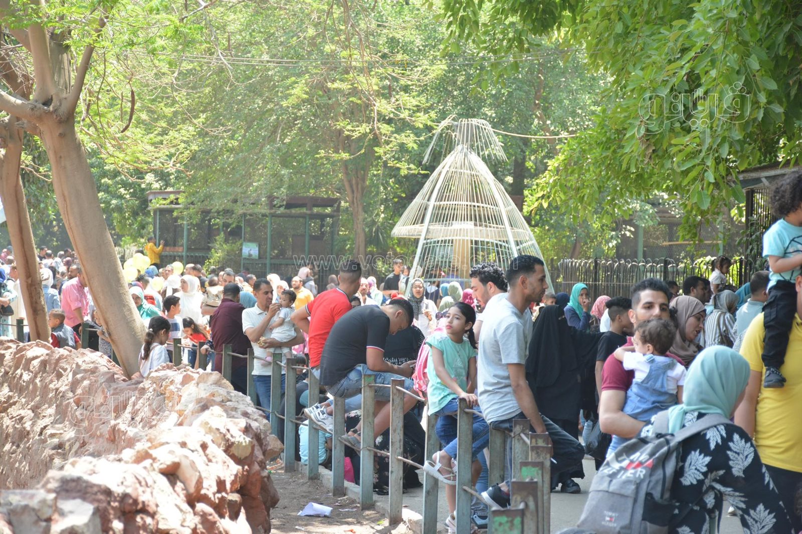 إقبال كبير على حديقة الحيوان (11)