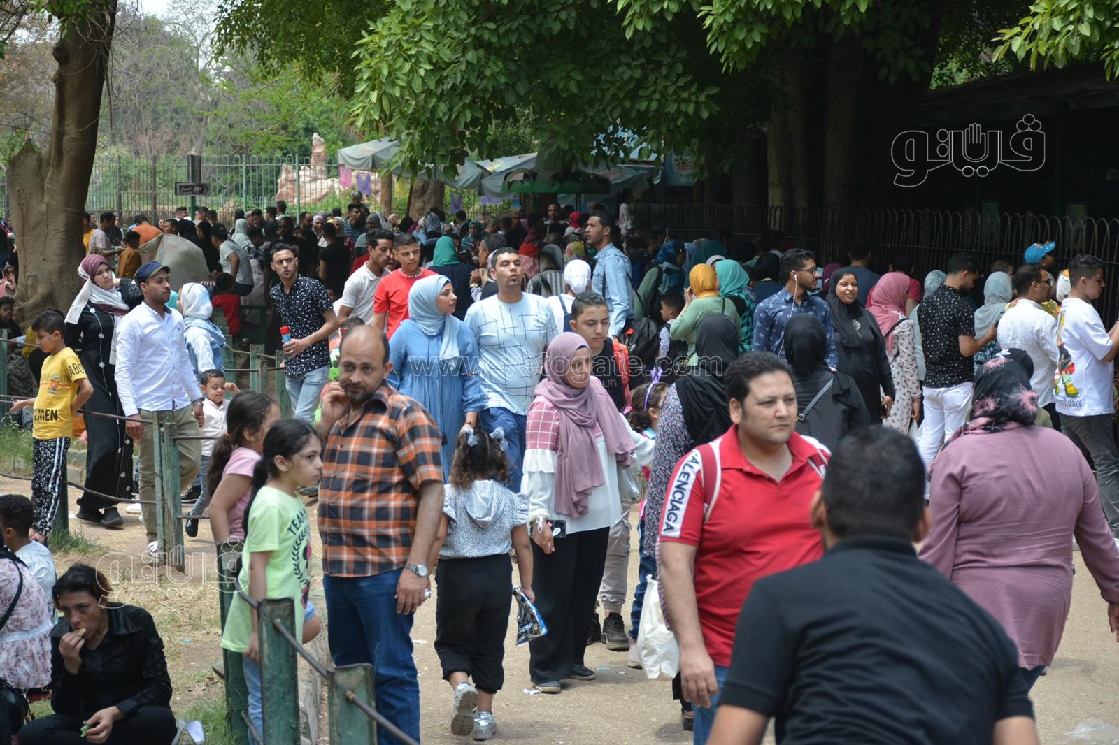 إقبال كبير على حديقة الحيوان (16)