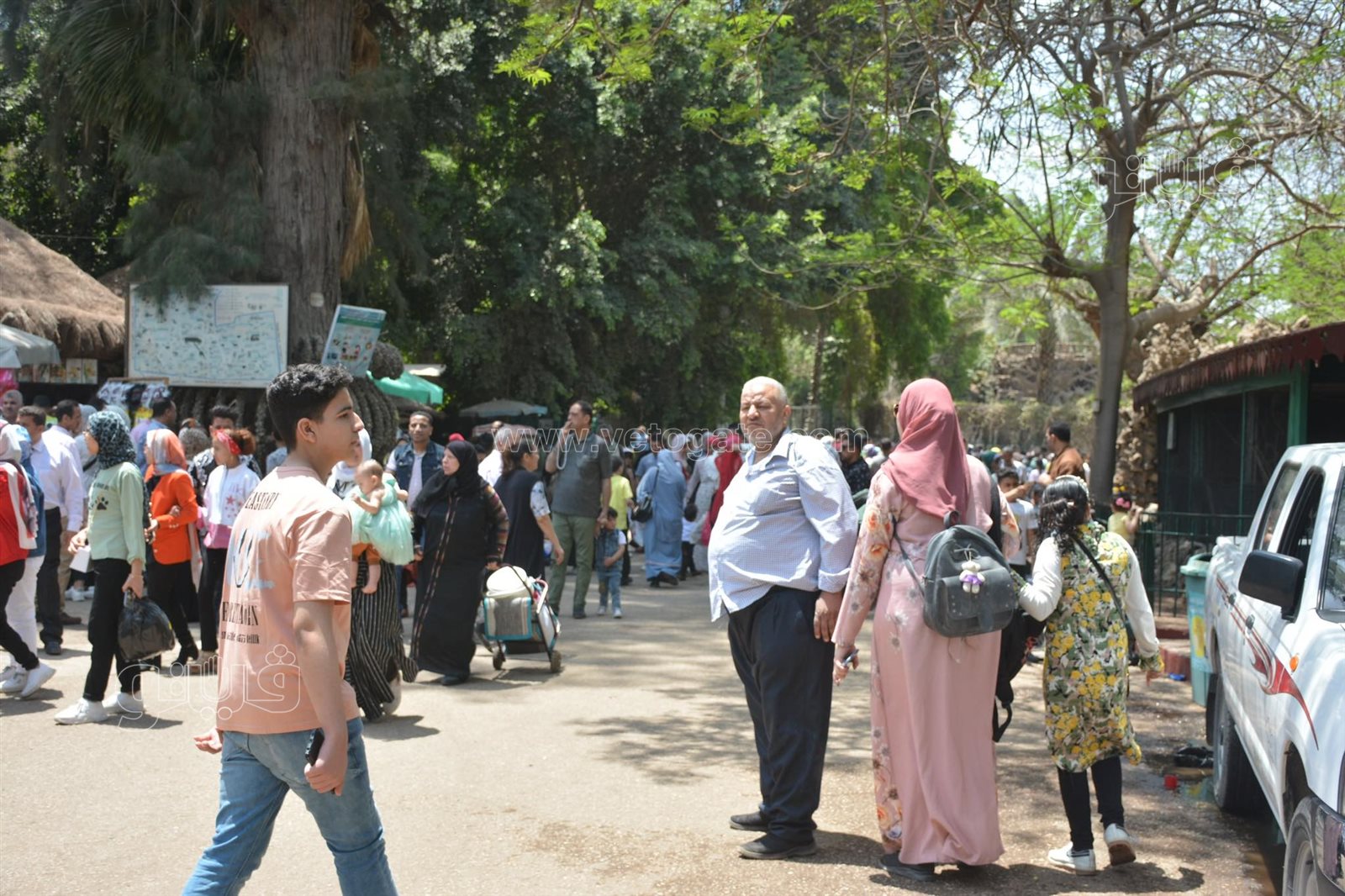 إقبال كبير على حديقة الحيوان (30)