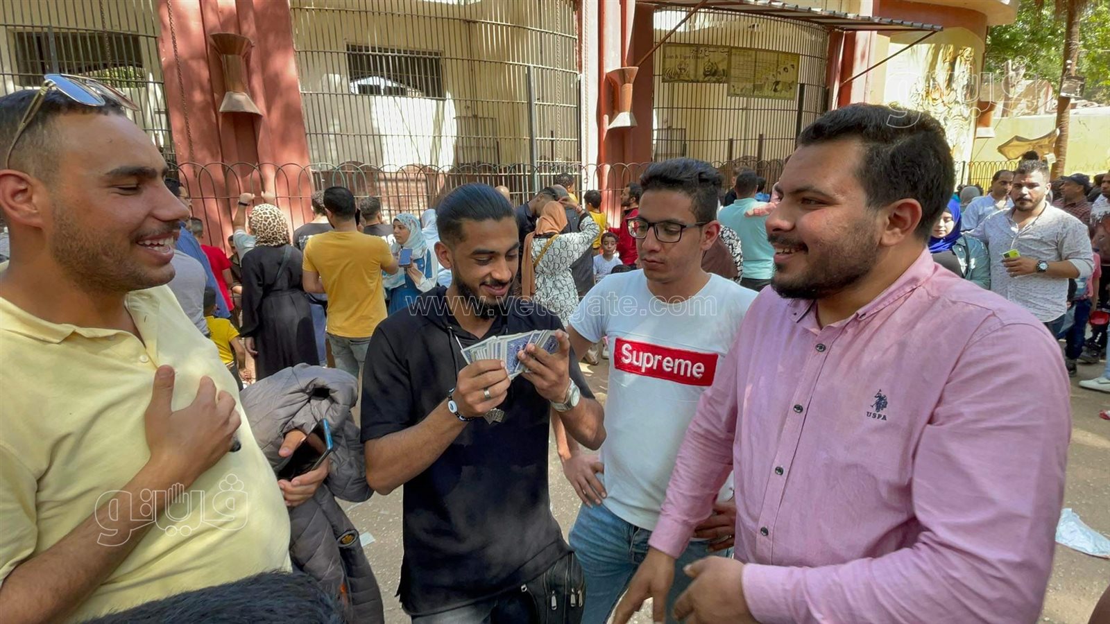 عرض خدع ورق الكوتشينة يبهر زوار حديقة الحيوان (7)