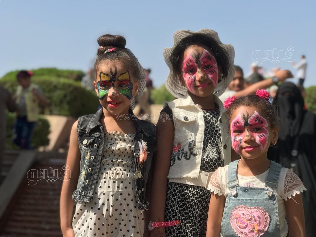 سعادة وفرحة الأطفال بإجازة عيد الفطر في حديقة الأزهر (2)