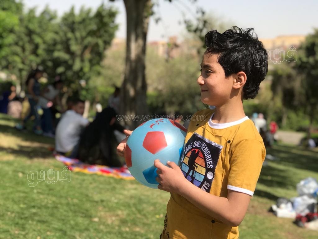 سعادة وفرحة الأطفال بإجازة عيد الفطر في حديقة الأزهر (4)