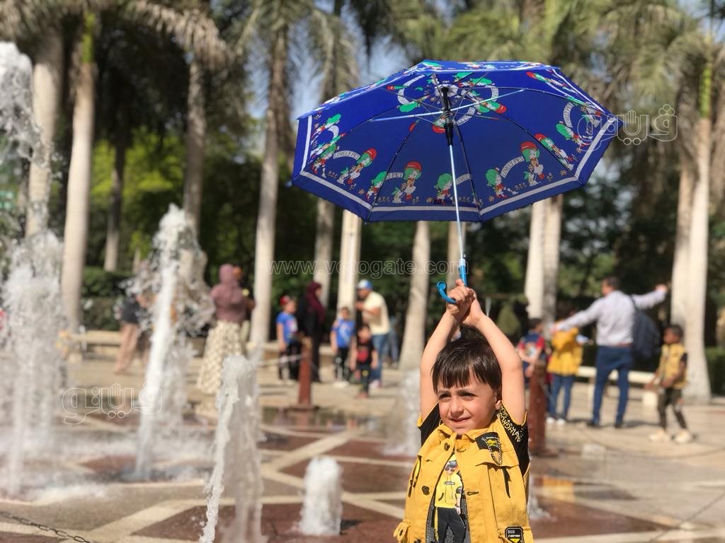سعادة وفرحة الأطفال بإجازة عيد الفطر في حديقة الأزهر (9)