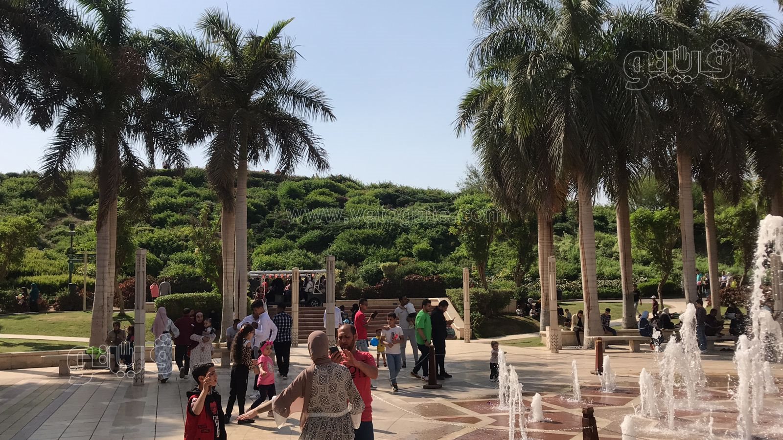 سعادة وفرحة الأطفال بإجازة عيد الفطر في حديقة الأزهر (11)