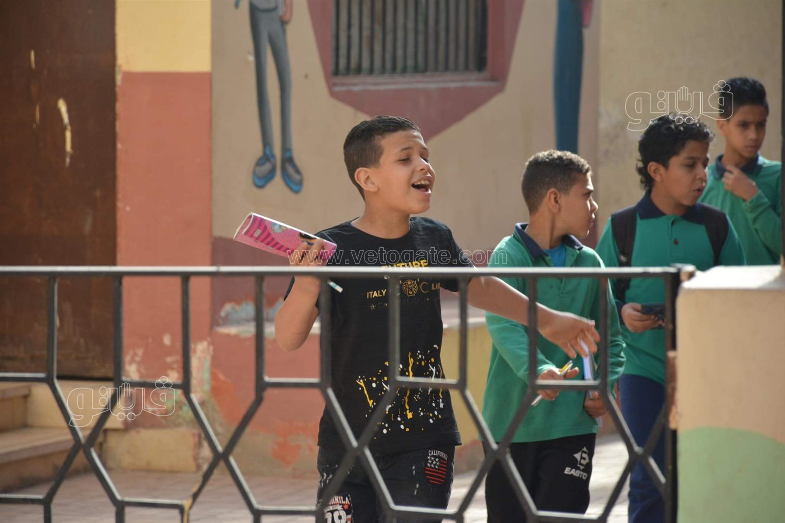 توافد تلاميذ الصف الخامس والسادس الابتدائي على لجان ميت عقبة بالجيزة (27)