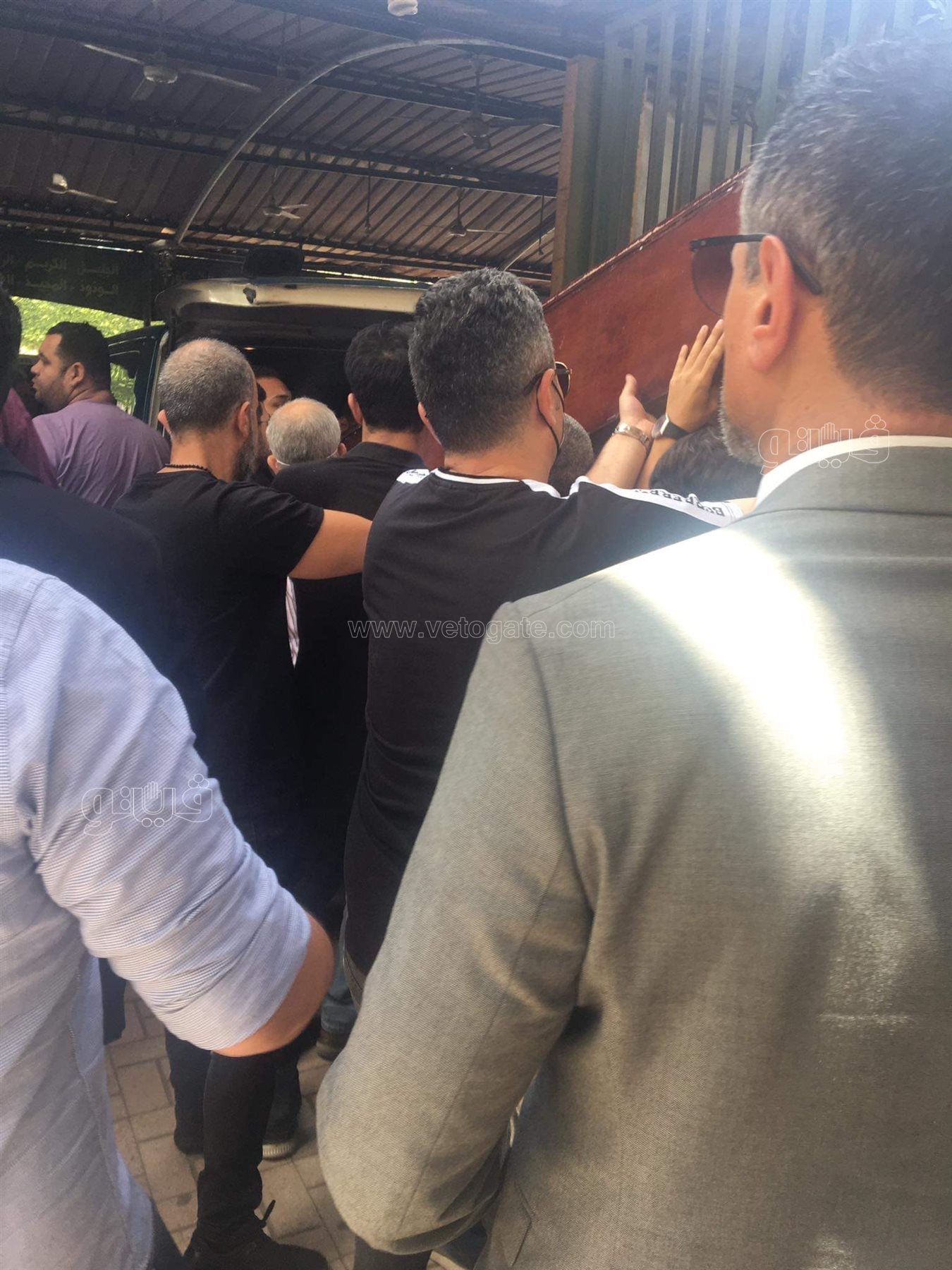 تشييع جنازة والدة أشرف مصيلحي.. وعمة عمرو سمير عاطف من مسجد مصطفى محمود (6)