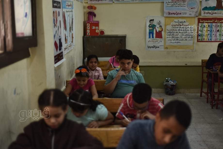 تأدية طلاب رابعة ابتدائى امتحان الرياضيات (10)