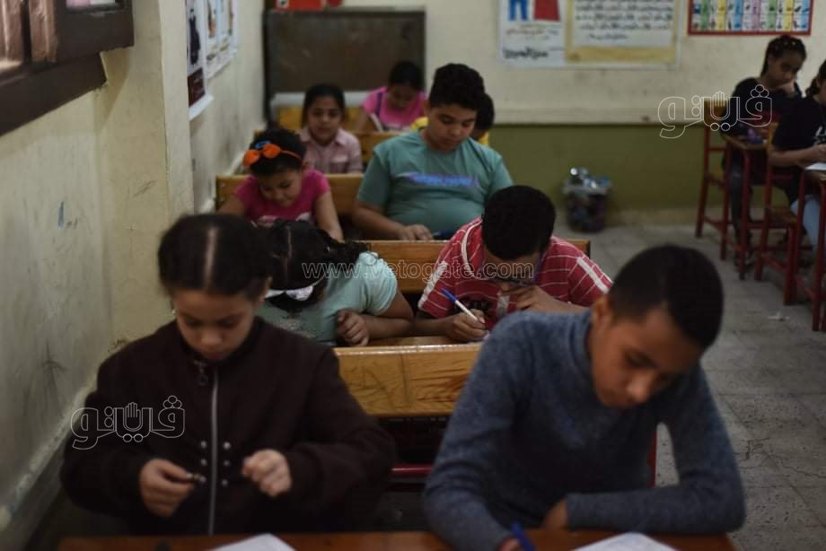 تأدية طلاب رابعة ابتدائى امتحان الرياضيات (13)