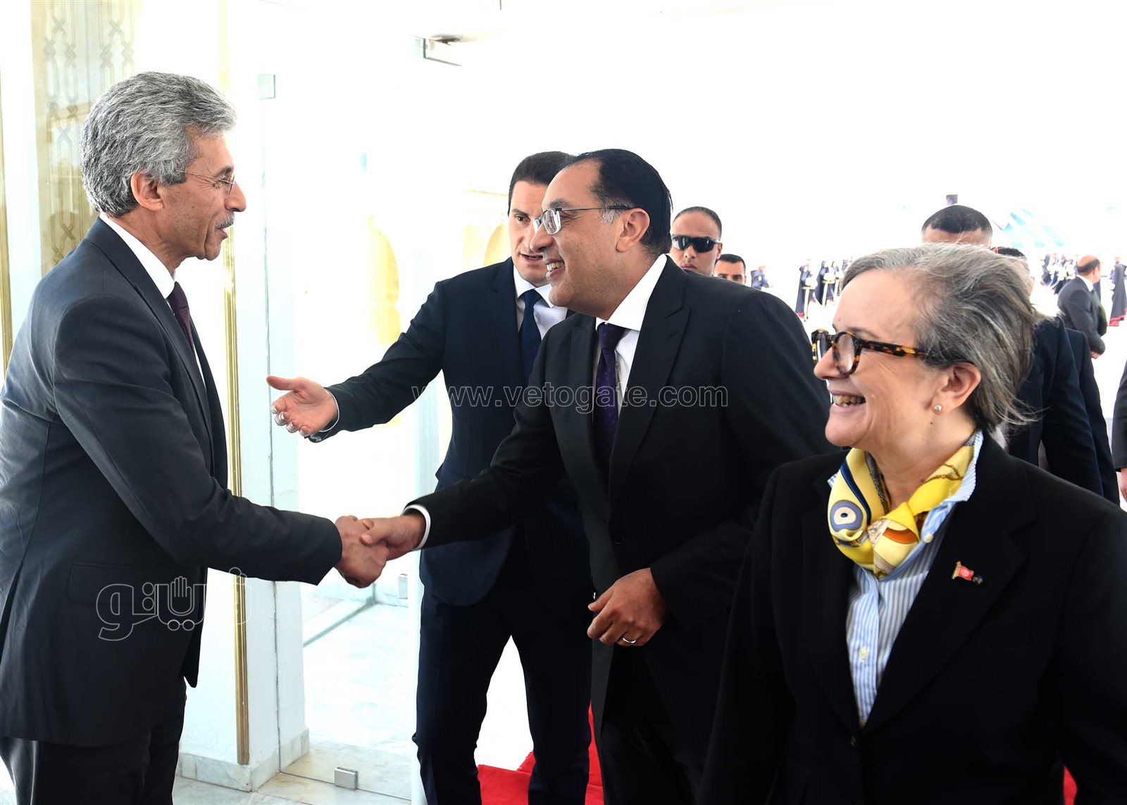 استقبال رئيس الوزراء مصطفي مدبولي في تونس (14)