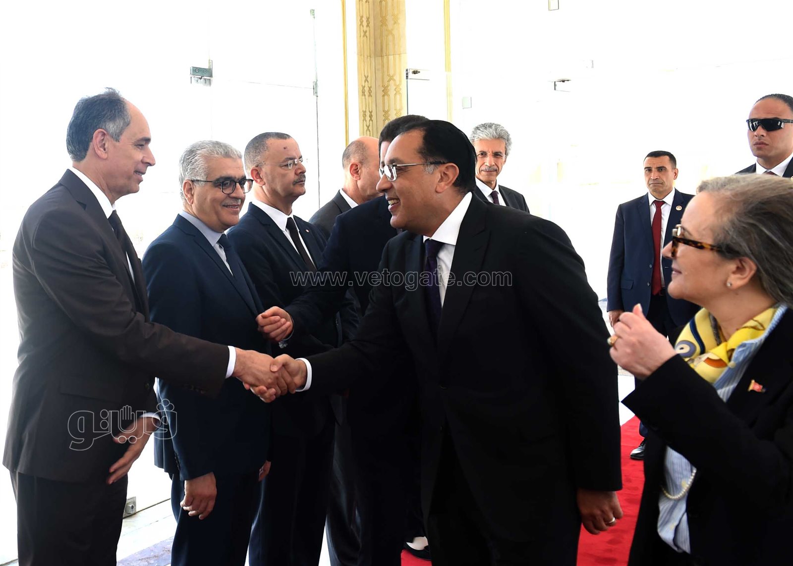 استقبال رئيس الوزراء مصطفي مدبولي في تونس (15)