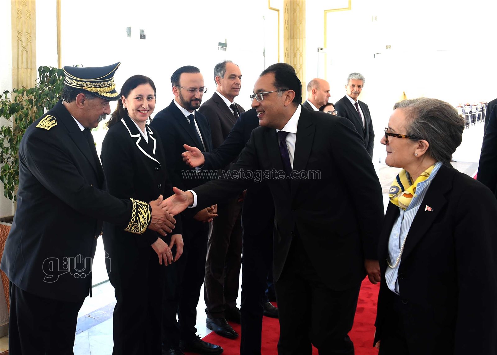 استقبال رئيس الوزراء مصطفي مدبولي في تونس (16)
