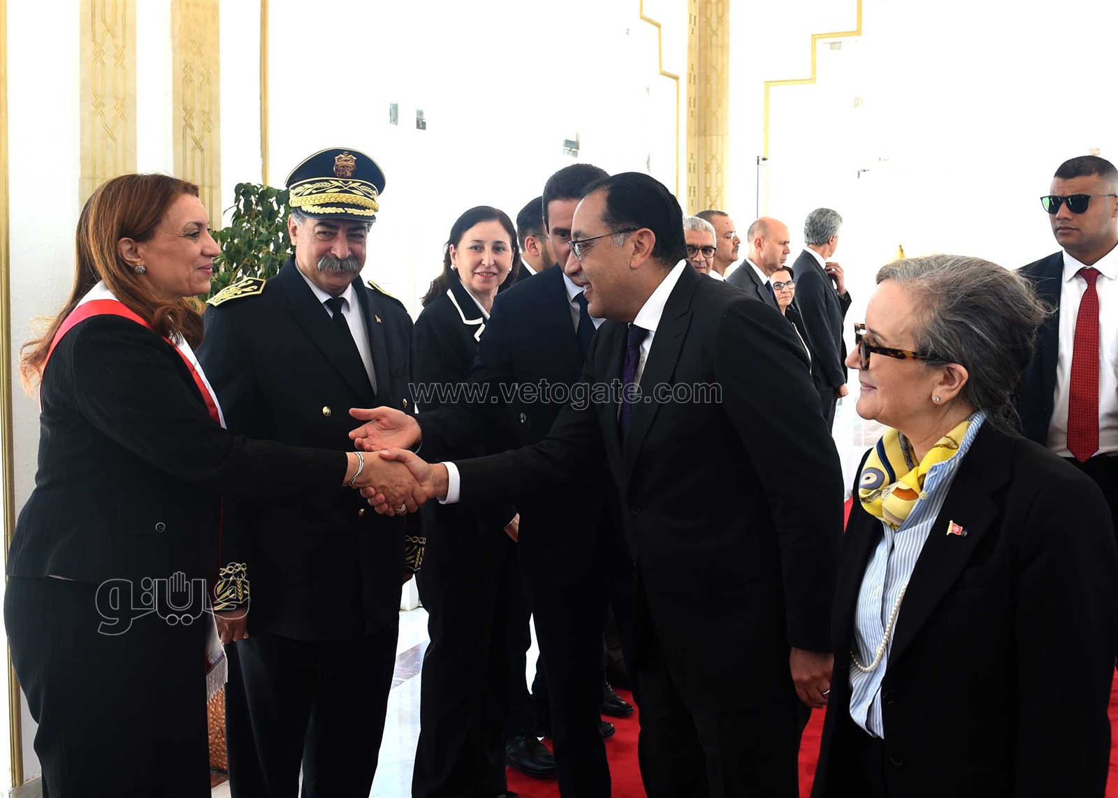 استقبال رئيس الوزراء مصطفي مدبولي في تونس (17)