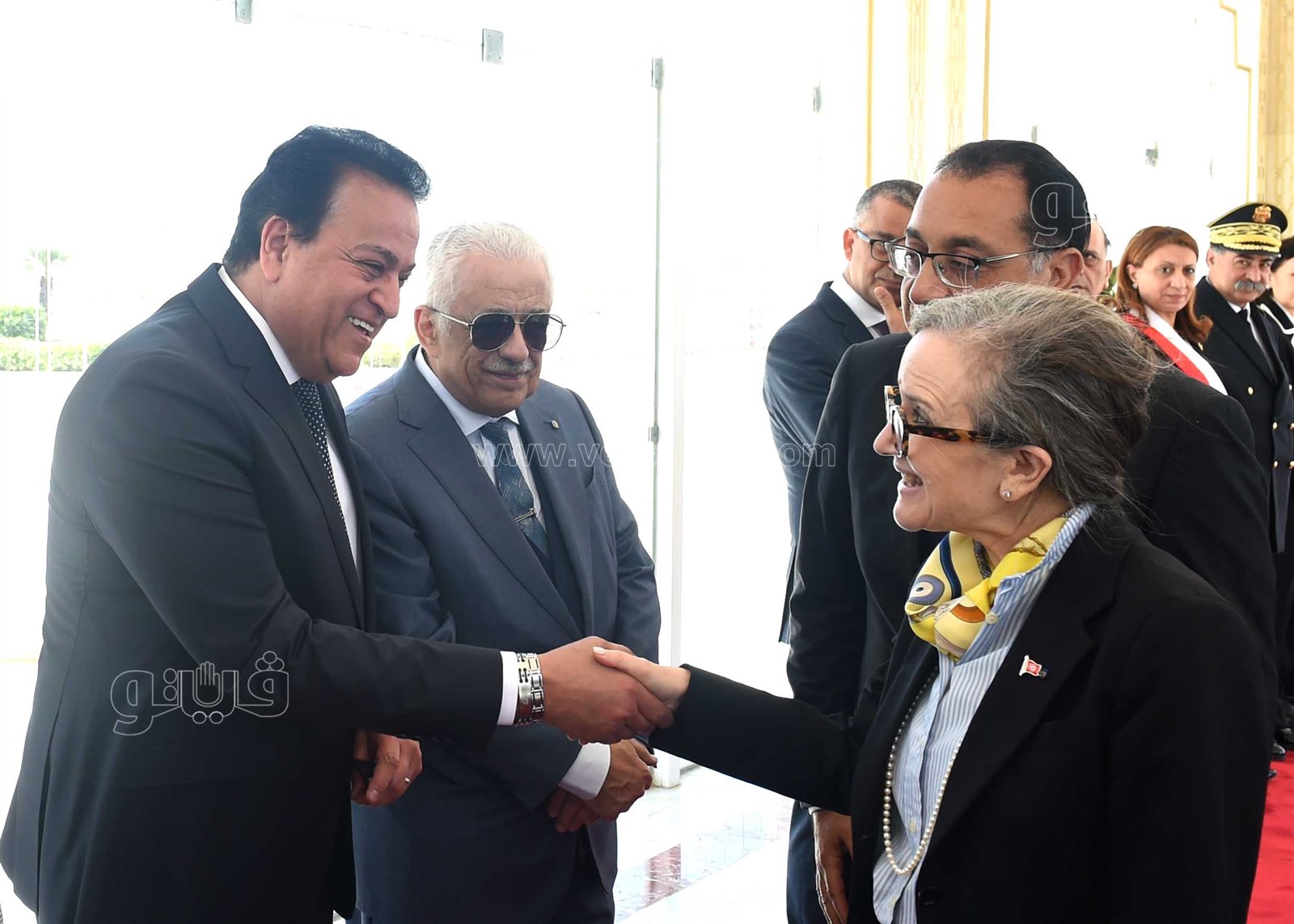 استقبال رئيس الوزراء مصطفي مدبولي في تونس (19)