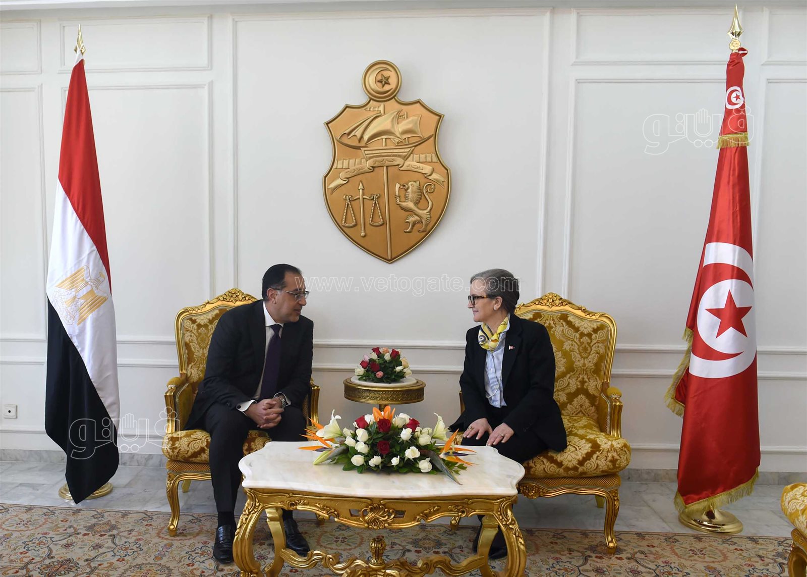 استقبال رئيس الوزراء مصطفي مدبولي في تونس (29)