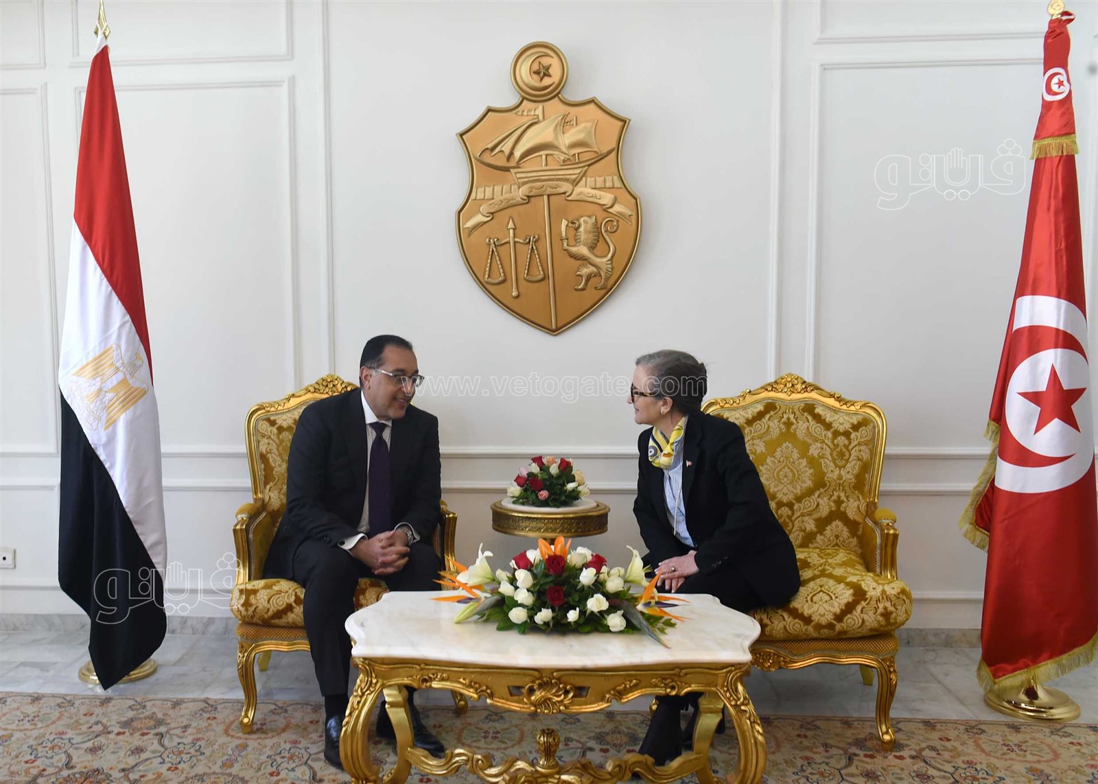 استقبال رئيس الوزراء مصطفي مدبولي في تونس (30)