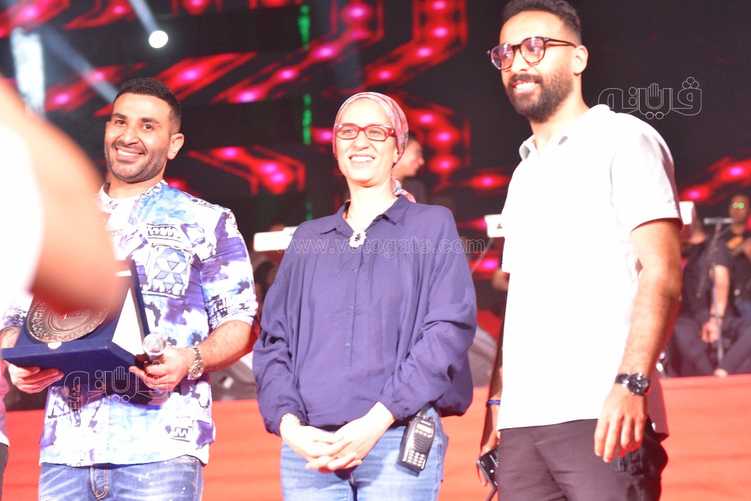 .احمد سعد ومصطفى حجاج يشعلون حفل الجامعه البريطانية بالشروق (30)