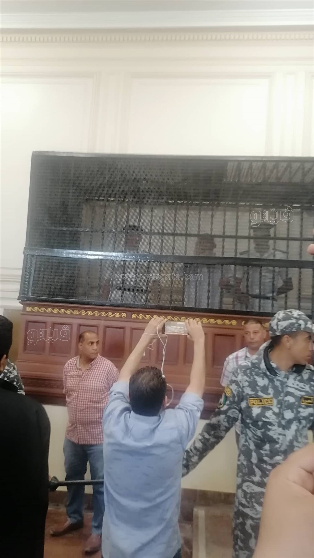 إيداع قاتل كاهن الأسكندرية بقفص الاتهام بمحكمة جنايات الأسكندرية (3)