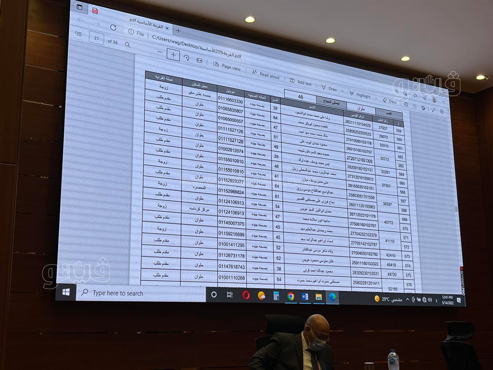 أسماء الفائزين في قرعة الحج بمحافظة القاهرة (35)