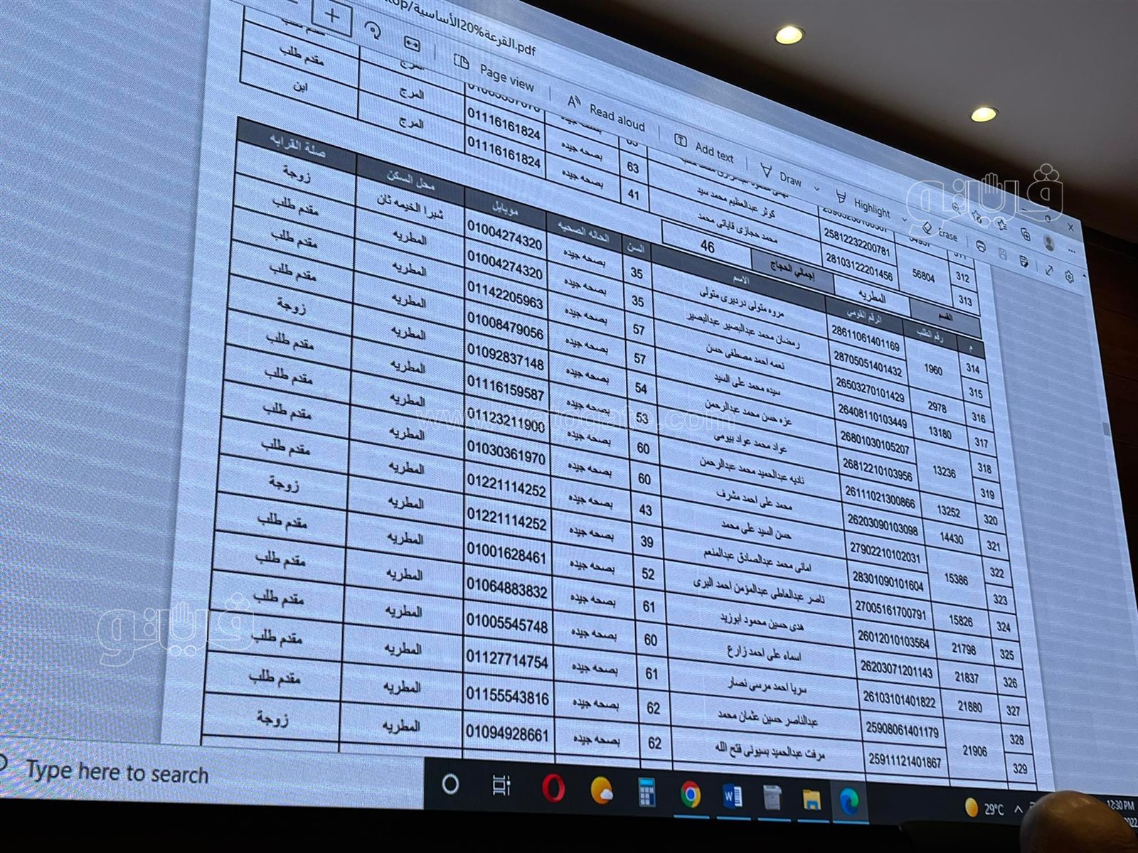 أسماء الفائزين في قرعة الحج بمحافظة القاهرة (43)