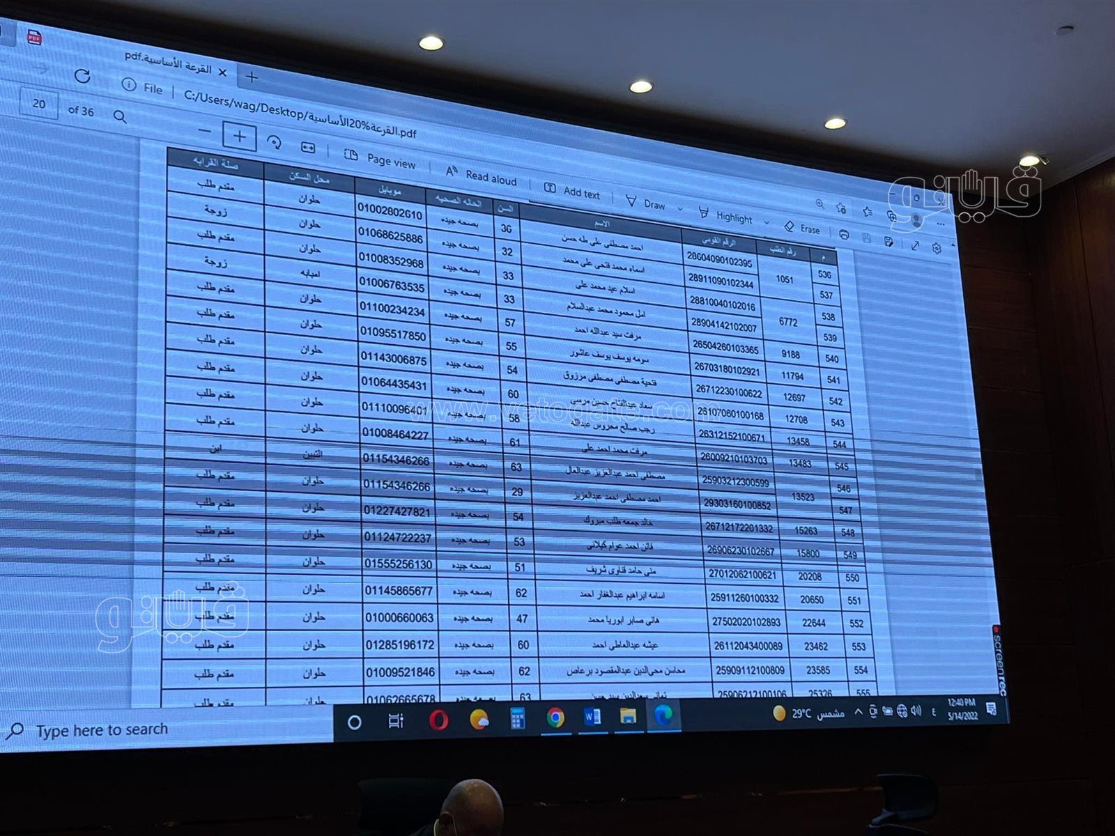 أسماء الفائزين في قرعة الحج بمحافظة القاهرة (50)