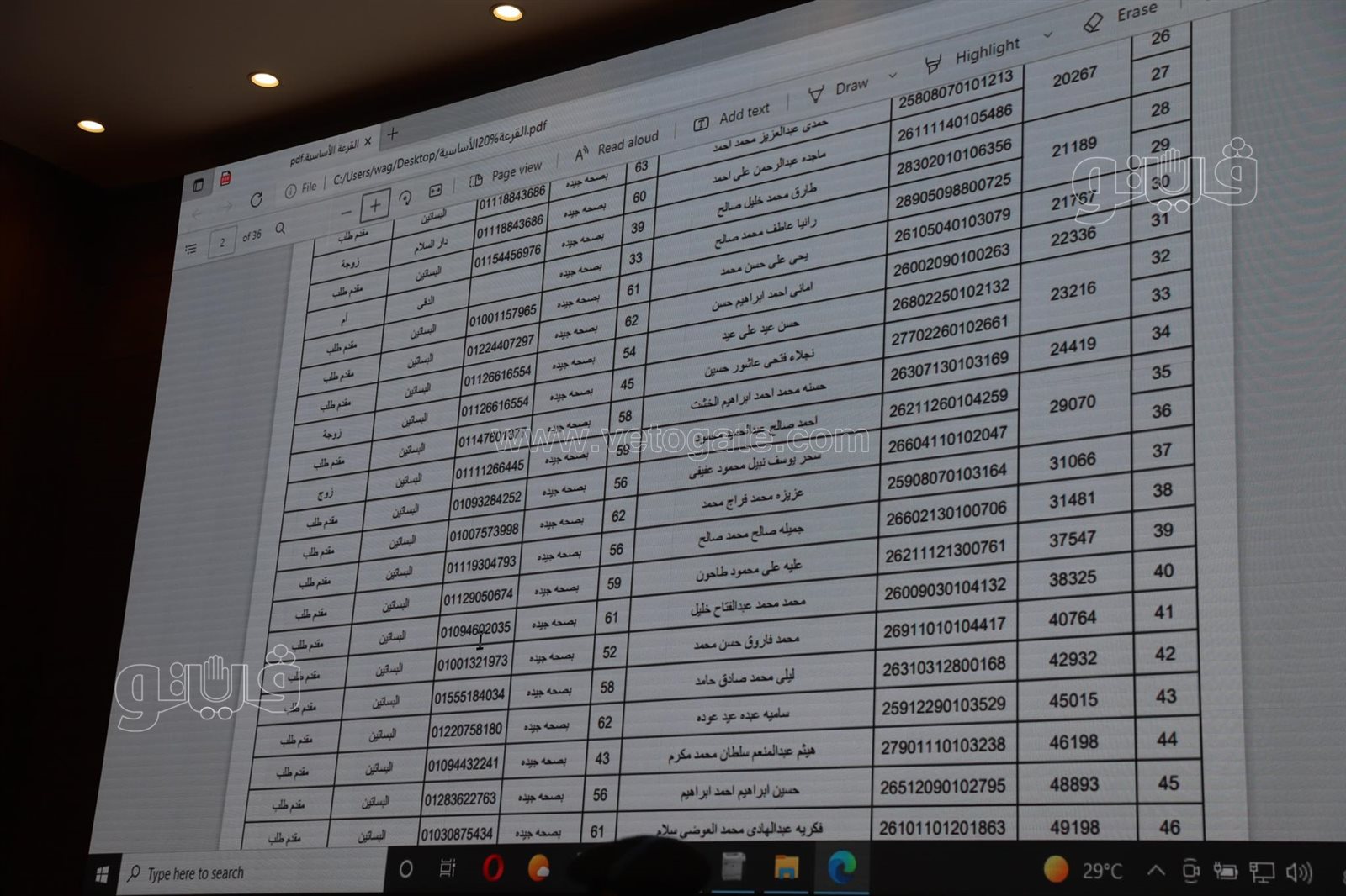 أسماء الفائزين في قرعة الحج بمحافظة القاهرة (62)